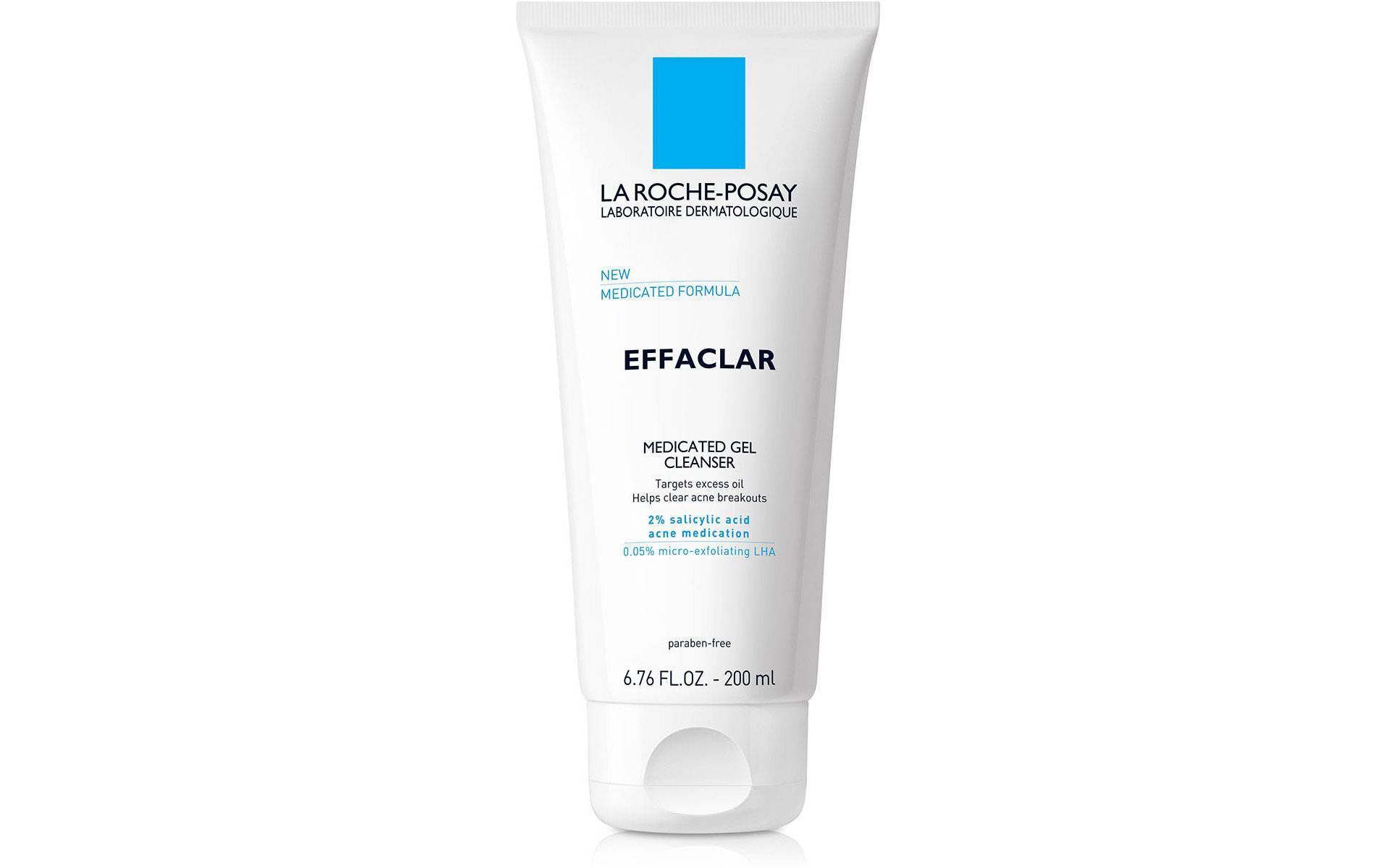 La Roche Posay Effaclar Acne Face Cleanser Medicated Gel Face Cleanser with Salicylic Acid for Acne Prone Skin - 6.76 fl oz