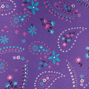 petal purple floral paisley