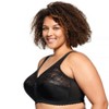 Glamorise Womens MagicLift Original Support Wirefree Bra 1000 Black - 3 of 4