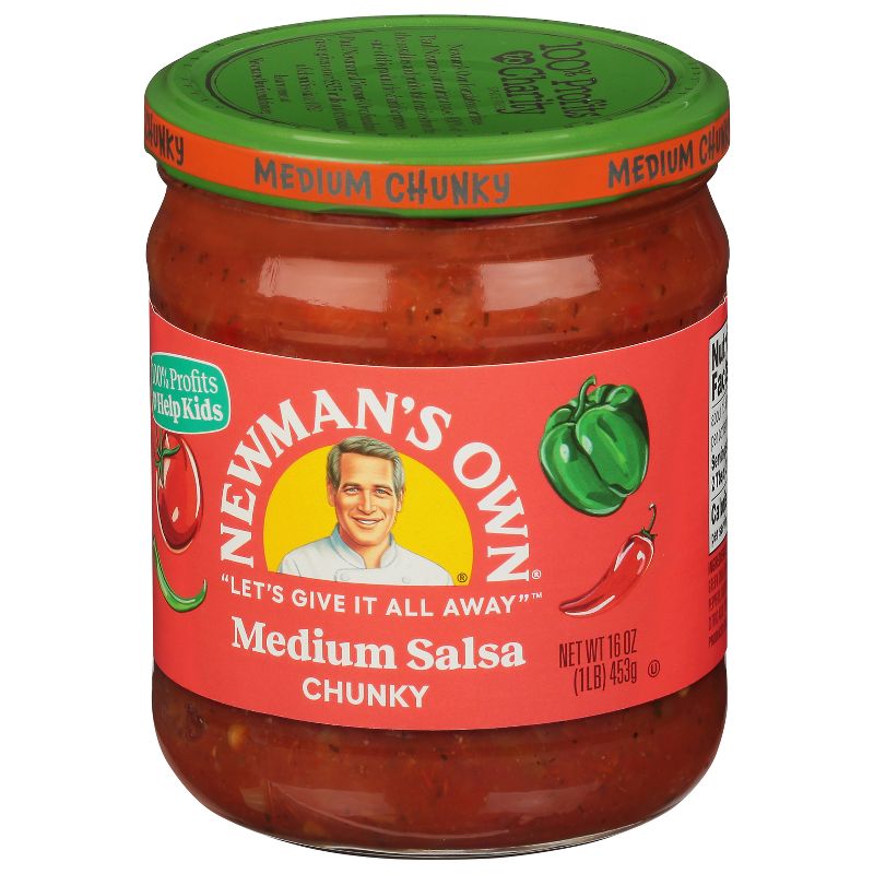 Newman&#39;s Own Salsa Medium Chunky 16oz, 6 of 8