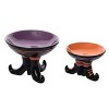 Transpac Dolomite 8.75 in. Halloween Candy Dish with Witch Boot Base Set of 2 - 2 of 4