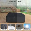 7-Pieces Outdoor Rattan Modular Sectional Sofa Set with Coffee Table, Free Combination - 4 of 4