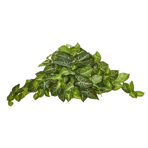 Nearly Natural Pothos Ledge Plant (Set on Foam) Silk Plant