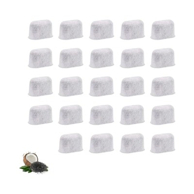 24 Nispira Replacement Activated Charcoal Water Filters Compatible with Cuisinart Coffee Maker Part DCC-RWF