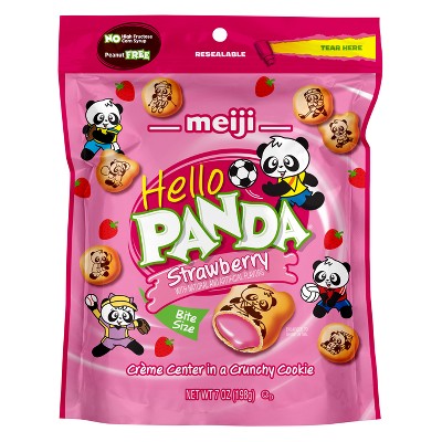 Hello Panda Bars Strawberry Stand Up Bag - 7oz