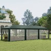 10' x 28' Party Tent, Outdoor Wedding Canopy & Gazebo with Removable Sidewalls, Shade Shelter for Events, BBQs - 2 of 4