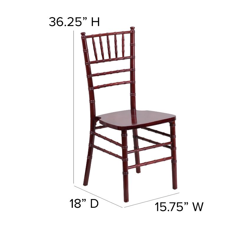 Flash Furniture HERCULES Series Wood Chiavari Chair, 5 of 12