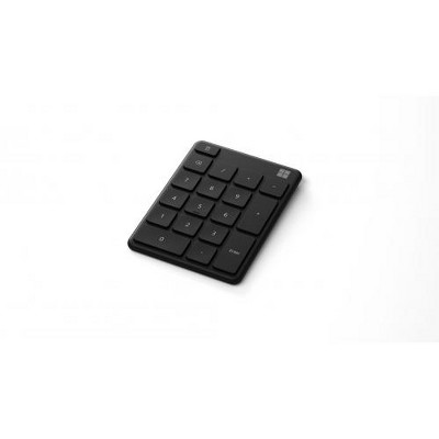 Microsoft Number Pad Matte Black - Bluetooth 5.0 Connectivity - 2.4 GHz Frequency Range - Connect up to 3 devices - 1.3mm low profile key travel