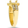 Pompeii3 3/8ct Oval Shape Diamond Gold Engagement Ring Setting - 2 of 4