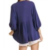 Women's V-neck Babydoll Top - umgee - 3 of 4