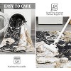 Acekool 5x7 Abstract Washable Rug – Soft Marble Design for Living Room, Bedroom & High-Traffic Areas - 3 of 4