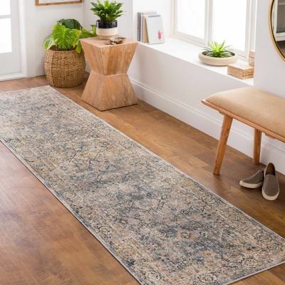 Hauteloom Aspengos Gray/Denim Luxe Performance Rug