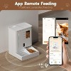 Automatic Cat Dog Feeder with Camera, 2K Video Pet Monitor with 5G WiFi, APP Controlled Food Dispenser - 2 of 4