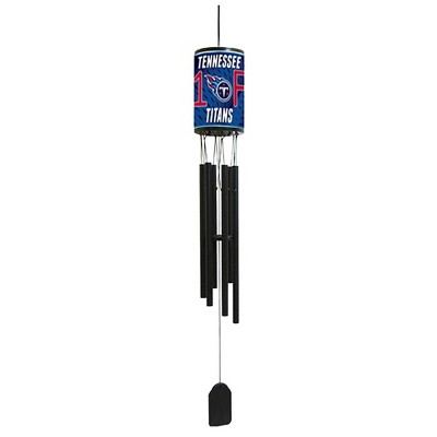 NFL Wind Chime, #1 Fan with Team Logo - Tennessee Titans