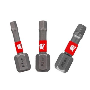 Diablo Square 1 in. L Driver Bit Set Black Oxide 3 pc - 1 of 2