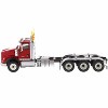 International HX620 Day Cab Tridem Tractor Red 1/50 Diecast Model by Diecast Masters - 3 of 4