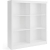 6 Cube Storage Bookshelf, 53" Tall Bookcase with Anti-Tip Design, Modern Freestanding Organizer Shelf for Living Room, Bedroom, Home Office - 2 of 4