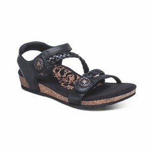 Aetrex Jillian Braided Quarter Strap - 1 of 4