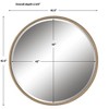 Uttermost Ranchero Natural Rope Round Mirror - image 3 of 4