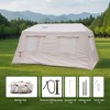 ORRD 11m² Inflatable Camping Tent 4 Season, Blow Up Tent with Hand Pump, Hot Tent with Stove Jack for 4/6/8 Person Glamping - 4 of 4