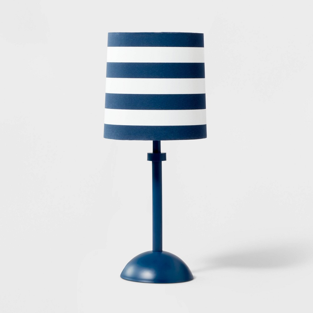 Stripe Accent Lamp Navy - Pillowfort/ (2 lamp )