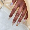 Vynxaria Red Quick Glamour with Easy-to-Apply Press-On Nails Size M - 4 of 4