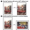 Americanflat Front Loading 5x7 Picture Frame Set with Mat for 4x6 - Perfect for Photos - 12 Pack - Black - 4 of 4