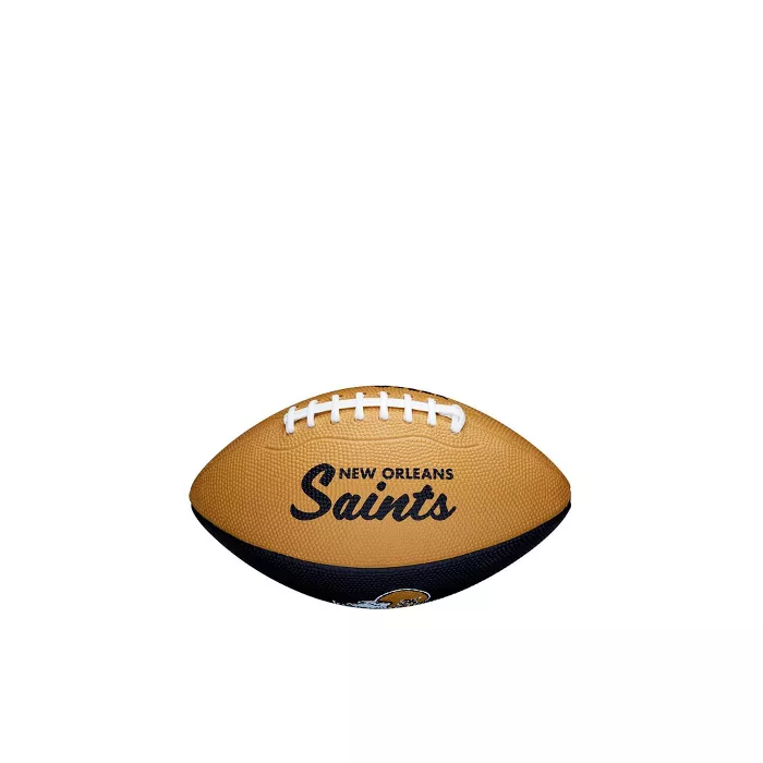 NFL New Orleans Saints Mini Retro Football
