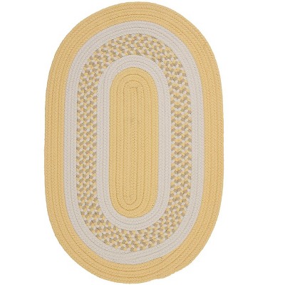 Colonial Mills Flowers Bay - Yellow sample swatch Rug