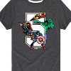 Boys' - Marvel - Avengers Birthday 5 Short Sleeve Graphic T-Shirt - 2 of 4
