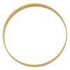 Black Bow Jewelry 8mm 14k Yellow Gold Solid Polished Half-Round Slip-On Bangle Bracelet - 2 of 4
