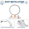 Cat Exercise Wheel for Indoor Cats, 45'' Large Cat Running Wheel with Detachable Carpet & Pedometer, ABS Pet Treadmill for Running Walking Training - 3 of 4