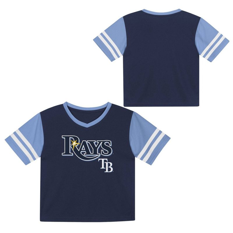 MLB Tampa Bay Rays Toddler Boys&#39; Pullover Team Jersey, 1 of 4