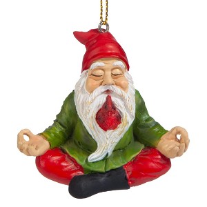 Design Toscano Zen Gnome Holiday Ornament - 1 of 4