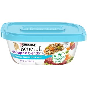 Purina Beneful Prepared Meals Chopped Blends Wet Dog Food - 10oz - 1 of 4