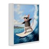 Stupell Industries Cool Surfer Mouse Blue Ocean Waves, 24" x 24" - 3 of 4