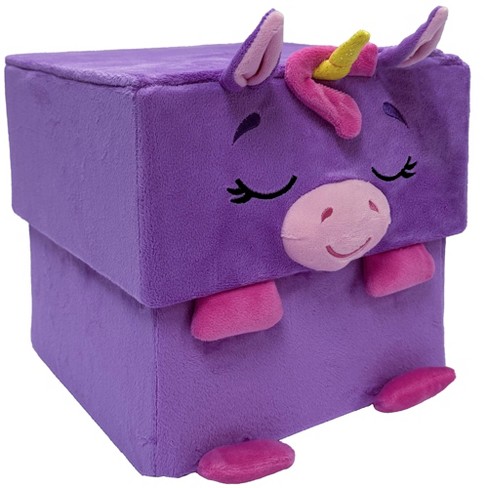 Happy Nappers: Adorable Storables - Unicorn - Purple & Pink - 8” Ages 1+ - image 1 of 4