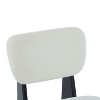 PAGED Modern Minimalist Accent Chair Set of 2 Living Room Chairs with Sturdy Wood Base Comfy Chair for Bedroom - 3 of 4
