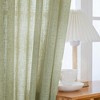 Awesome Home  Linen Blend Light Filtering Curtains for Living Room (2 Panels) - 4 of 4