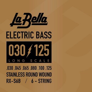 La Bella Rx Series Stainless Steel 6-String Electric Bass Strings - 1 of 1
