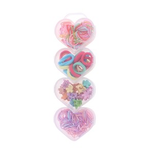 Unique Bargains Women Fashion Hair Accessories Set Pink 1 Set - 1 of 4