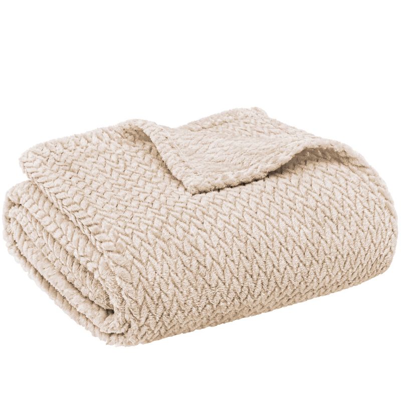 PAVILIA Lightweight Fleece Throw Blanket for Couch, Soft Warm Flannel Blankets for Bed, 2 of 7