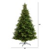 Nearly Natural 9-ft North Carolina Spruce Artificial Christmas Tree with 750 Clear Lights and 1912 Bendable Branches - 2 of 4