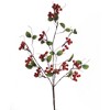 Christmas Berry Branch Spray Set Red Foam and Wire Stems for Holiday Styling – 30" by Melrose - 2 of 3