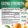 Chewable Vitamin C 1000mg - Extra Strength Antioxidants for Powerful Immune Support w/Vitamin C & Rose HIPS - Potent Dietary VIT C Chews - 60 Tablets - 2 of 4