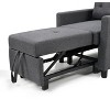 NicBex 4-in-1 Convertible Sleeper Chair,Folding Sofa Bed with 2 Pillows,Couches with 6 Position Adjustable Back for Living Room - 4 of 4