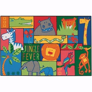 Carpets for Kids Jungle Fever Educational & Learning Rug - 1 of 4
