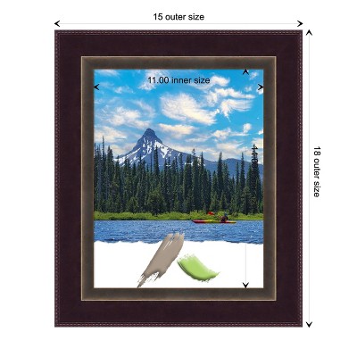 Classic Gold and Espresso Wood 11x14 Wall Frame