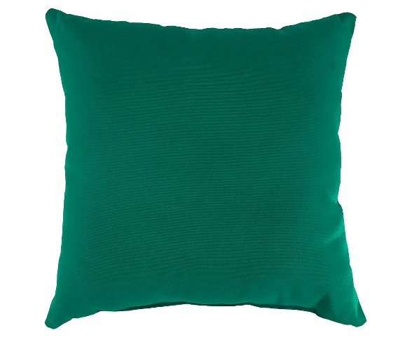 Jordan Set of Square Toss Pillows - Teal Opaque