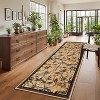 Washable Tiger Print Rug - Non-Slip Low Pile, Stain-Resistant Jungle Animal Carpet for Living Room, Bedroom & Office - 3 of 4